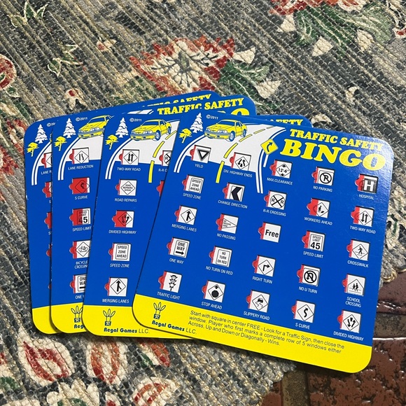 Regal Games traffic safety bingo - Picture 1 of 3